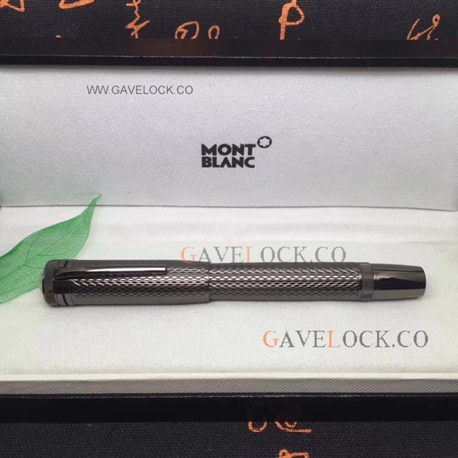 Replica Mont Blanc Pen / Heritage 1912 Black Rollerball Pen